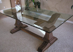 Thick Glass Table Top
